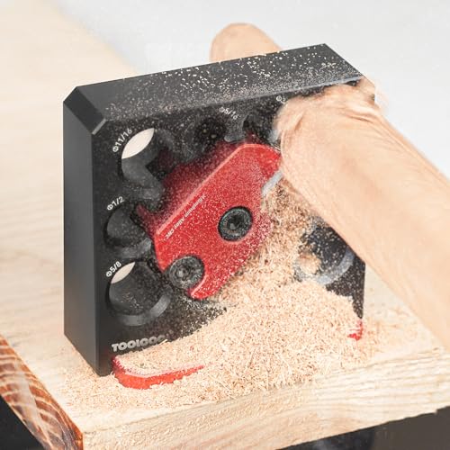 Toolcool Electric Drill Carbide Inserts Dowel Maker High Speed Dowel Cutter Plate (Imperial 8 Holes)