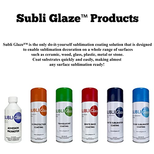 Clear Coating Subli Glaze is The only do-it-Yourself Sublimation Coating Solution Designed to Enable Sublimation Decoration on a Wide Range of Surfaces - color: Clear Coating