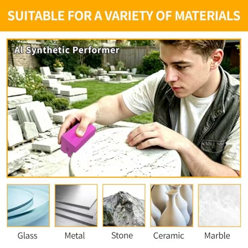 Diamond Hand Polishing Pads,100 Grit Diamond Sanding Pads - color: GREEN