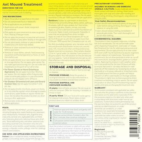 Neudorff Ant Mound Treatment Proven Foraging Ant Killer* Insecticide 1 LB. - size: 1 LB. (Mound)