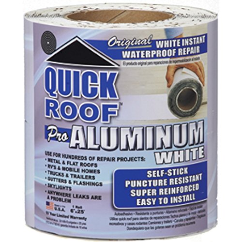 Cofair UBE625 Quick Roof Extreme White 6" x 25' - size: 6 Inch x 25 Foot