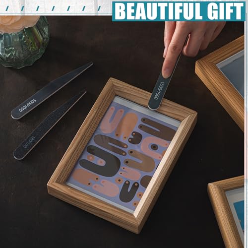 Honoson 20 Pcs Sanding Sticks Model, Low and High Grits, Stylish Style - style: Stylish Style