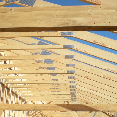 20PCS Truss Plates, 3x6 Inch Pronged Truss Mending Plates, Repair Tie Plate Bracket with 9mm Nail Teeth for Wood Stud Roof Truss Timber, 20 Ga Thickness - size: 3x6 Inch