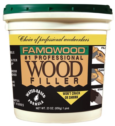 Famowood Water Based Wood Filler White Pine 1 Pint