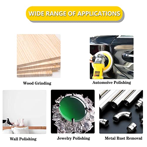 100-Pack 3-Inch Sanding Discs - style: Complete Grit Sanding Kit