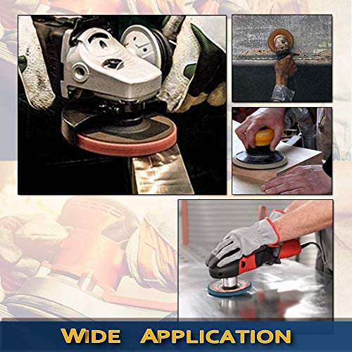 7'' Hook Loop Sanding Disc 80 Grit Round Sanding Discs Aluminum Oxide Sandpaper for Random Orbital Sander and Belt Disc Sander 8 Hole 10PCS - style: 80 Grit / 7 inch