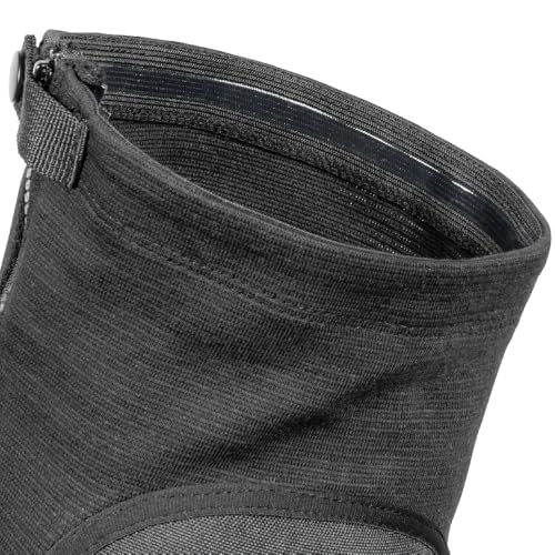 KLEIN TOOLS 60629 Tough-Flex Knee Sleeves for Work, Construction, Low-Profile Sleeve with Zipper, Gel-Like Foam, Black, M/L - size: M/L