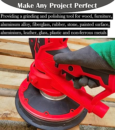 Tonmp 30 PCS 7 Inch Hook-and-Loop Sanding Silicon Carbide Discs Sandpaper - 5 pcs Each of 80 120 240 400 1000 and 2000 Grits Wet/Dry Sander Paper for Random Orbit Sander
