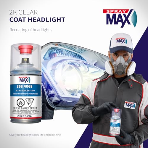 SprayMax 2K 2in1 Headlight Clear Coat | Headlight Restoration Spray