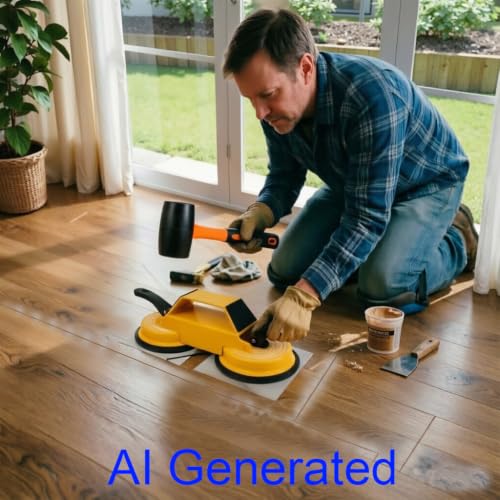 Floor Gap Suction Cup Tool for Wood, Hardwood, Vinyl, Laminate, Lvp Floor