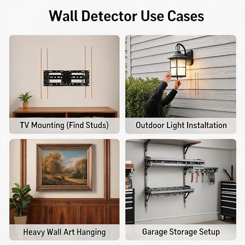 Stud Finder Wall Scanner High Accuracy Wood & Metal Stud Detector