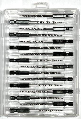 FTG USA 16Pc #6 (9/64") Replacement Countersink Drill Bit Set Tapered Bits - size: #6 (9/64"), style: 16 Bits w/o cutter