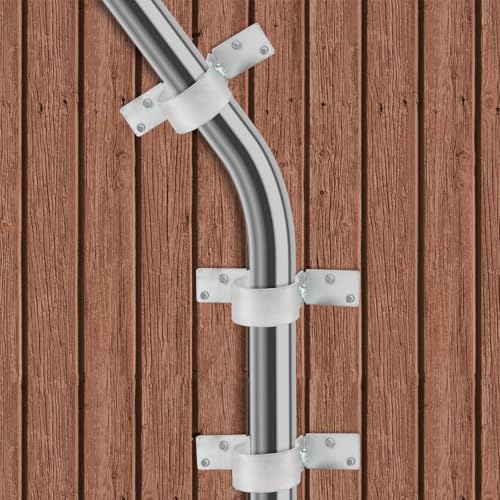 12 PCS Fence Post Brackets, 2-3/8“ Steel to Wood Fence Bracket, - size: 2-3/8" - 12 pcs