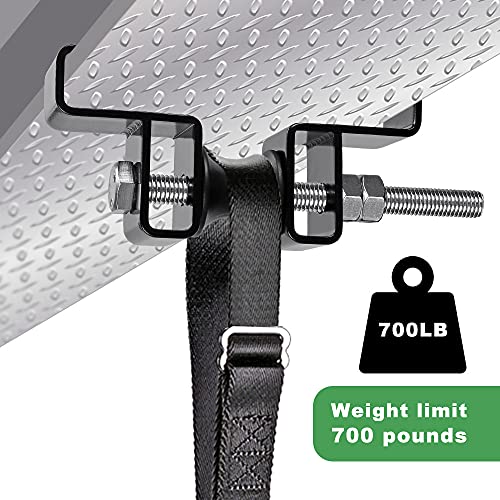 SELEWARE Boxing Punching Bag Hanger, Heavy Bag Bracket - color: I Beam Clamp