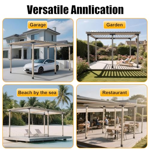 Pergola Bracket kit for 4"x 4" (Inner 3.5" X 3.5") Lumber (12 pc)
