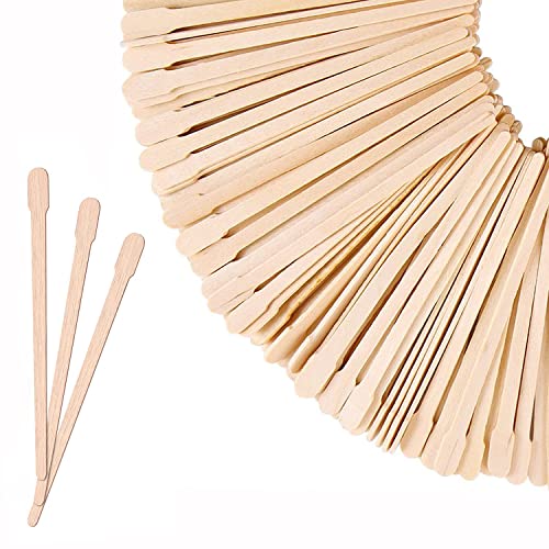 Mibly 1500 Pcs Wooden Wax Sticks - Eyebrow, Lip, Nose Small Waxing Applicator Sticks for Hair Removal and Smooth Skin - Spa and Home Usage - size: Pack of 1500