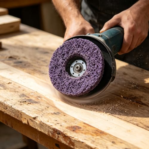 Diamond Sanding Discs 4 x 5/8 Inch 10 Pcs (5 Purple, 5 Blue)
