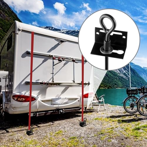 MIXXIDEA 24 in Mobile Home Anchors, Metal Ground Anchor Screw in, Heavy-Duty Earth Anchors with Adapter for Drill, Anchor Kits (24in-6pk) - style: 24in-6pk