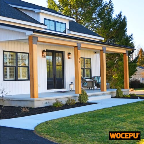 2 Pack Heavy Duty 8x8 (Actual 7.5"x7.5") Stainless Steel End Post Caps Tie Bracket , Fit Connecting Wood Gazebo, Deck Patio Post and Wood Beams Bracket (End Dark Ggray) - size: End 8"x8"(Actual 7.5"x7.5")