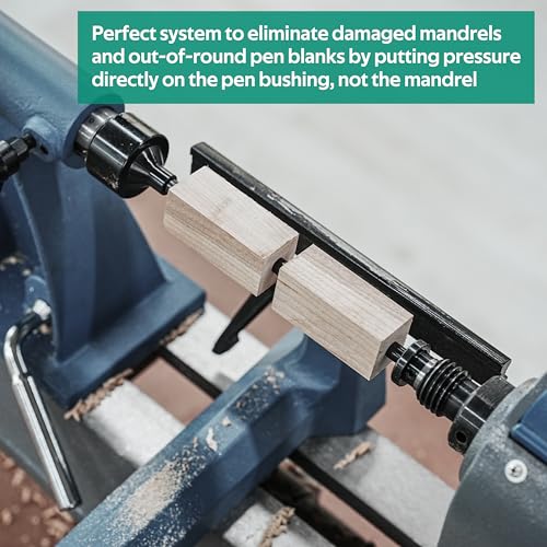 Pen Making Tools Set: Pen Mandrel Saver, 7pc Universal Barrel Trimming System, Pen Tube Insertion Tool for Woodturning Lathes MT2