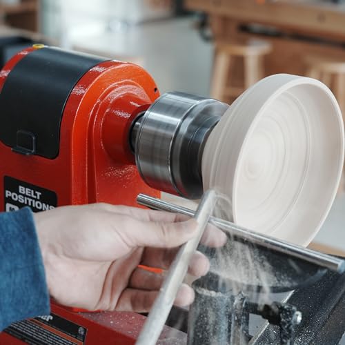 CK100/S2 3.75" 4-Jaw Key woodturning Chuck with four set jaws, Wood Screw, Two Nylon Rings in Black Box for wood lathe. - color: Ck100/S2 3.75” Chuck Set