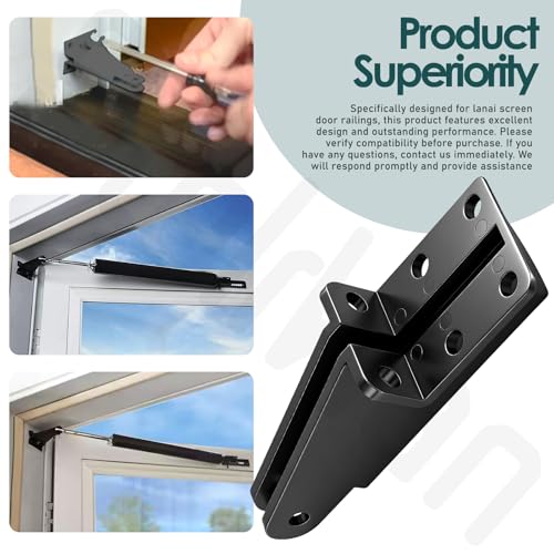 N349-324 Black Plastic Replacement Post Jamb Bracket