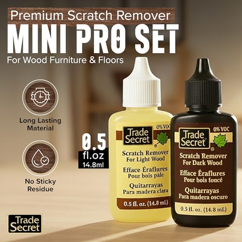 Trade Secret Wood Scratch Remover Mini Set, 2 Shades, 0.5 oz, 2 Pack - color: Mini Pro Set