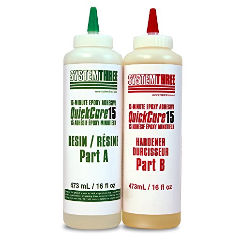 System Three Quick Cure 15 Epoxy Adhesive, 1 Qt Kit - size: 1 Quart