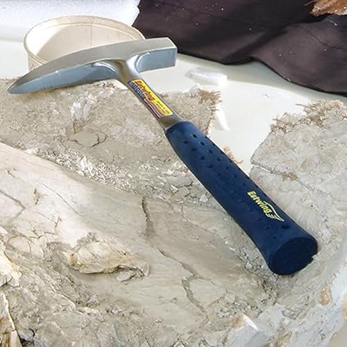 ESTWING Rock Pick, 14oz Pointed Tip, Blue Molded Grip, E3-14P - size: 14 oz (Ounces) Standard Handle