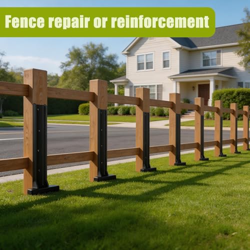4 Pcs 30“ Tall Fence Post Repair Kit - size: 4 Pcs
