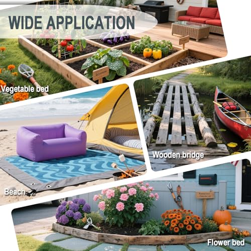 12 Inch 10 Pcs Artificial Turf Stakes Galvanized Landscape Stakes - size: 12 inch