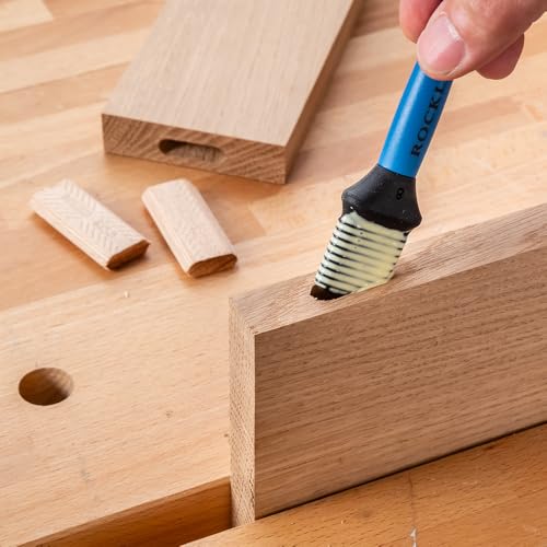 Silicone Glue Brushes for Woodworking – 4mm to 10 mm Sized Wood Glue Brush Set for Mortise Joining and Other Wood Projects– Reusable Silicone Brushes for Precise Application and Easy Cleanup
