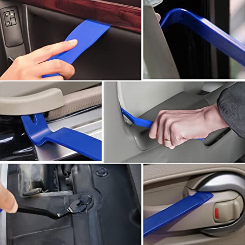 Nilight 8pcs Auto Trim Removal Tool Set No-Scratch - color: Blue, size: 8Pcs