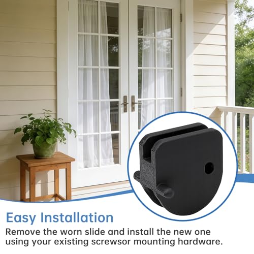 Metal Shed Replacement Door Slides, 2 Pack