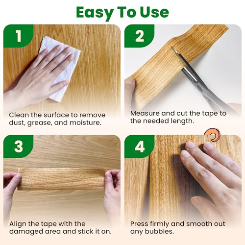 ECOHomes Wood Grain Repair Tape (Classic Maple, 2.25 Inch x 15 Feet) - color: Classic Maple, size: 2.25 Inch By 15 Ft