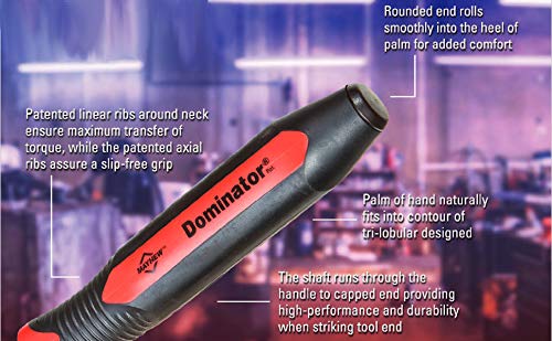 Mayhew Tools 14119 Dominator Pro Pry Bar, 48" Curved, Red - color: Red, size: 48" Curved