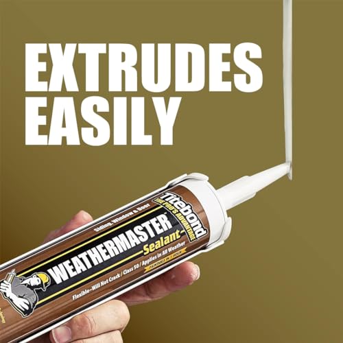 Titebond WeatherMaster Sealant Polymer Caulk, Brown – 44311, 9.5 Oz. - size: 1 Count, style: 44311, Brown
