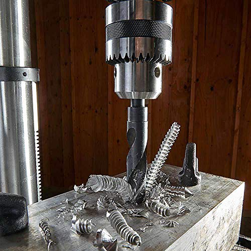 NACX 31mm(1-7/32 Inch) Reduced Shank Drill Bit, 1/2” Shank Twist Drill Bit HSS 9341 - size: 31mm