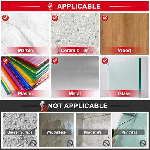 Sinfuo Double Sided Tape Heavy Duty(1.18" x 22Ft), Removable Nano Double Sided Adhesive Tape, Removable Damage Clear Mounting Tape Picture Hanging Adhesive Strips - color: Clear, size: 1.18in x 22ft