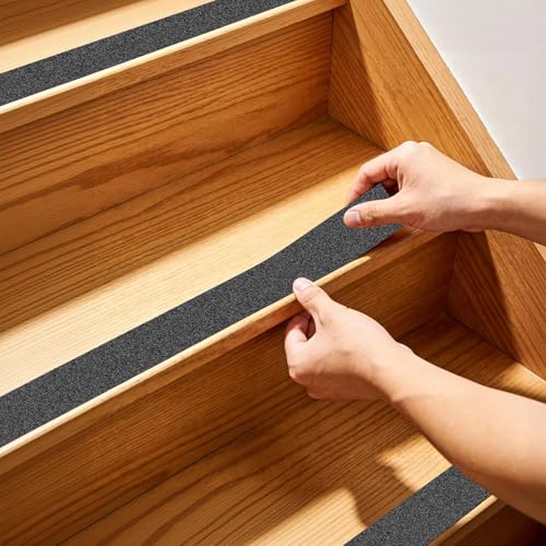 2" x 35' Heavy Duty Anti Slip Traction Tape, Waterproof High Grip Non Skid Strips for Indoor Outdoor Steps, Stairs, Ramps, Pool Decks and Garage - size: 2"×35FT