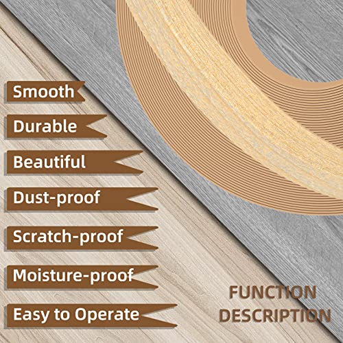 GSCIT Club Maple Edge Banding, 1 1/2 inch x 500ft roll of Veneer Edge Banding Preglued Flexible, Wood Tape Banding for Cabinet Repair Plywood - color: Maple, size: 1 1/2"x 500ft