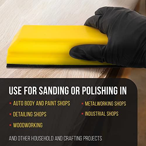 Dura-Gold Classic Rectangle Hand Sanding Block Kit with 5", 7-3/4" and 10"