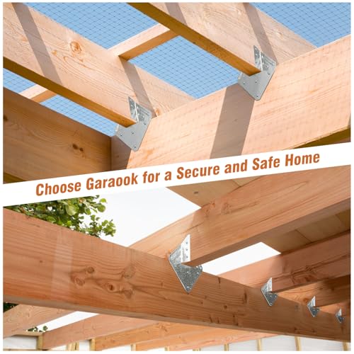 70 Pack 16-Gauge Hurricane Ties for Rafter, Heavy Duty Hurricane Straps, Robust Hot Dip Galvanized Rafter Ties Brackets, Joist Hangers for 2X Deck Joists
