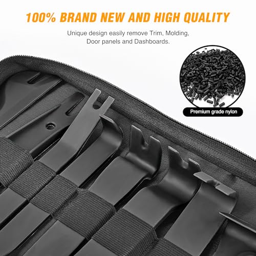 GOOACC 238Pcs Trim Removal Tool Auto Push Pin Bumper Retainer Clip Set - color: 120Pcs Clips + 118 Remover Black
