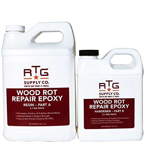 RTG Supply Co - Wood Rot Repair Epoxy (Half-Gallon) - size: Half-Gallon