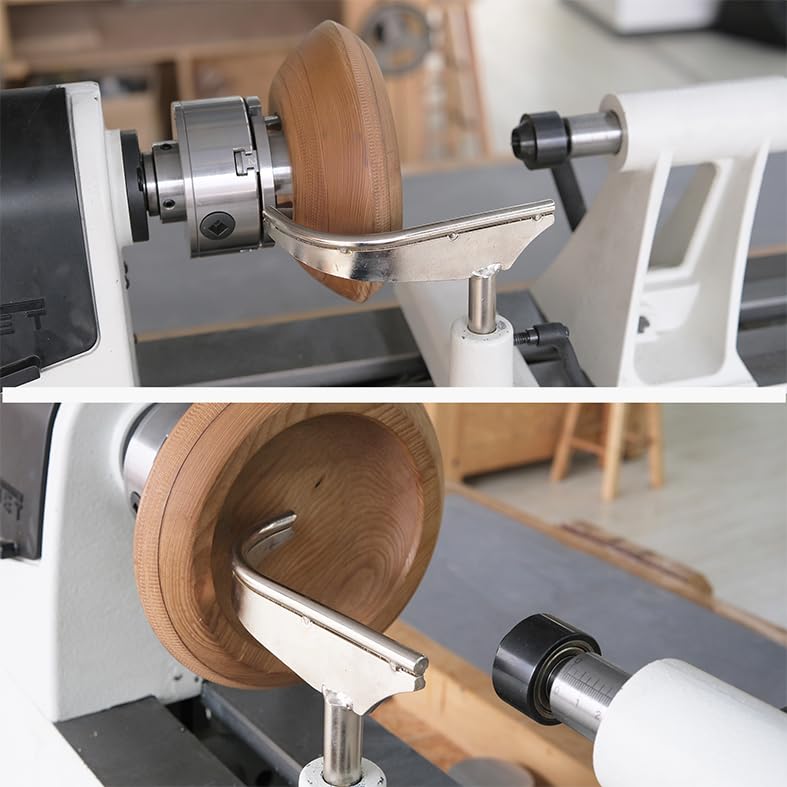 5/8" Dia Stem Glide Bowl Turner's 4-Piece Toolrest Set for Woodlathe Bowl Turning. - color: Glide Bowl Set With Dia 5/8" Post