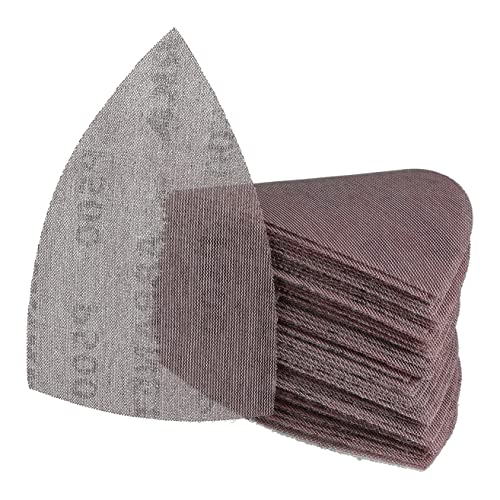 Mirka Abranet Delta Triangle Sanding Discs 4x6x6 Inch 50 Pack - size: Grit 120