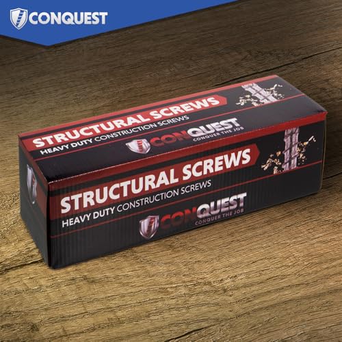Conquest Structural Wood Screws 0.275" x 10" - size: 0.275" x 10"