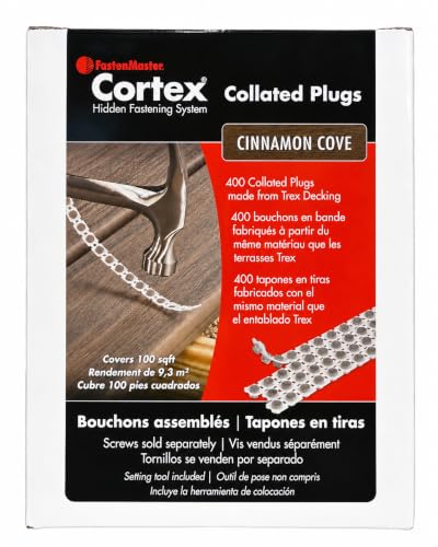 FastenMaster/Trex Collated Replacement Plugs 400 Count – Cinnamon Cove