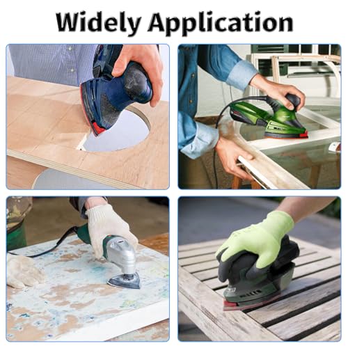 12 Pcs Detail Sander Sandpaper, 10000 Grit Triangular Sandpapers - size: 10,000 Grit